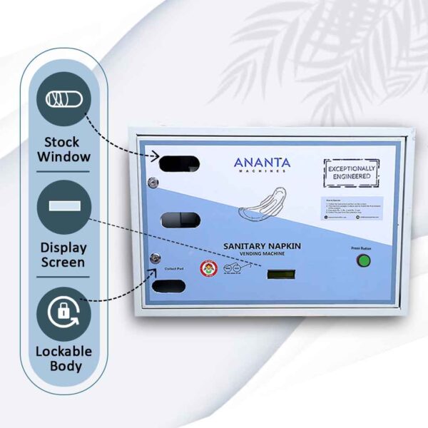 Ananta Automatic Free Sanitary Pad Vending Machine