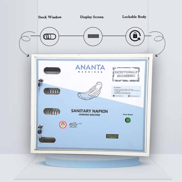 Ananta Automatic free sanitary napkin vending machine